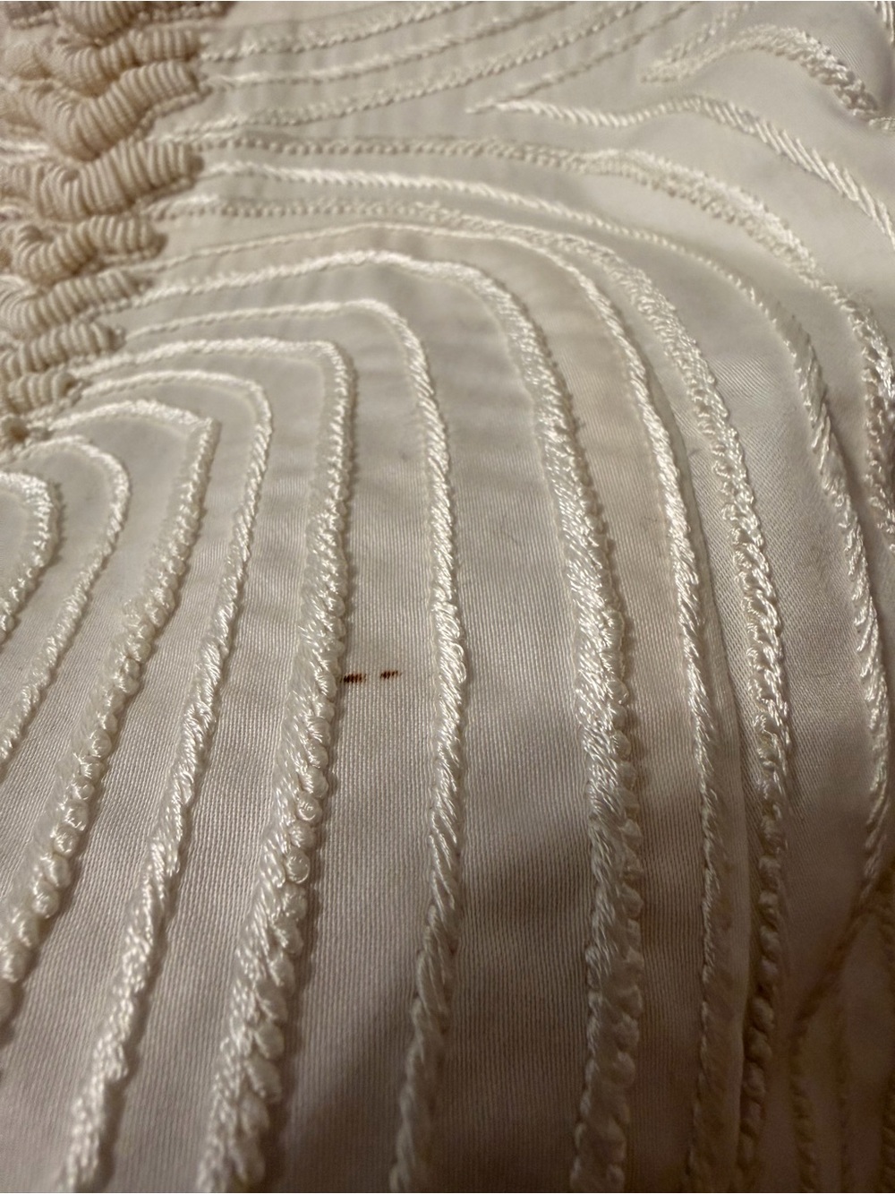 Vintage Chado Ralph Rucci Ivory Textured RARE High-Collar Jacket - Picture 6 of 6